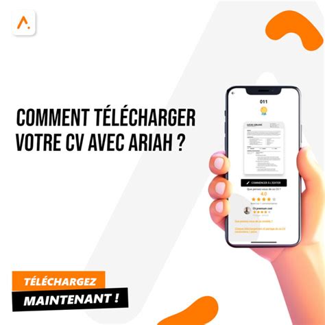 Comment Télécharger Votre Cv Avec Ariah Ariah