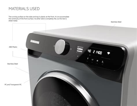 redesigning  front load washing machine behance