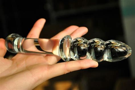 Curved Glass Dildo Beaded Dildo Free Global Delivery