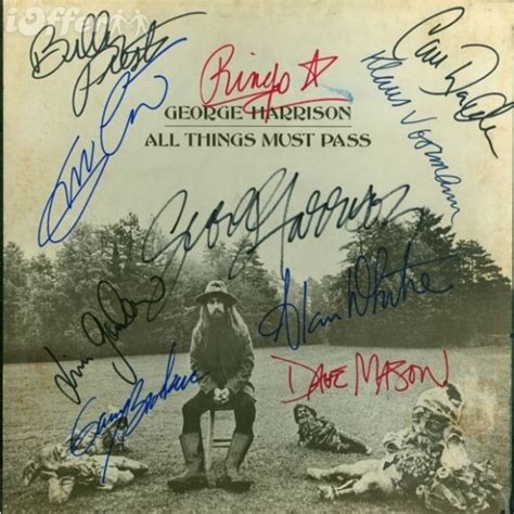 Autographed All Things Must Pass Album George Harrison Beatles