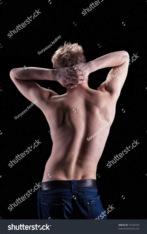 Beauty Naked Man Spine Stock Photo Shutterstock