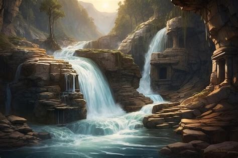 Premium Photo Water Fall