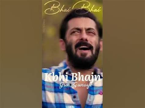 salman khan latest album song bhai bhai youtube