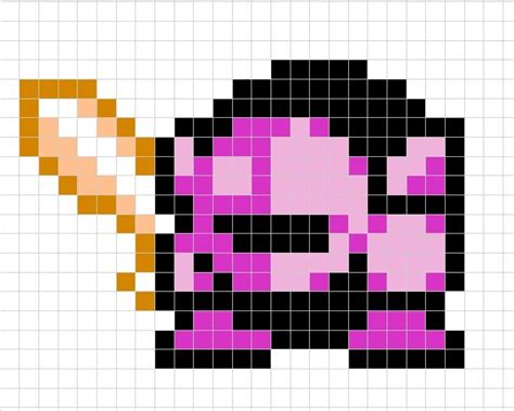 Meta Knight Perler Bead Pattern Plantillas Hama Beads Dibujos Dibujos Sensuales