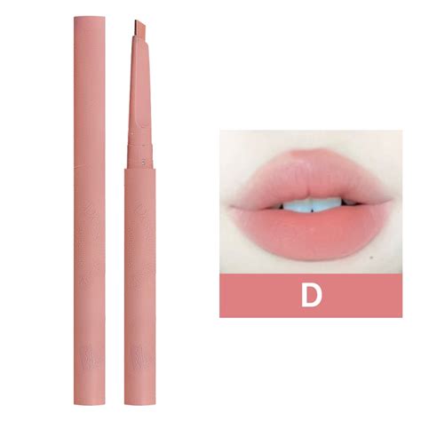 Jual Codcappuvini Lip Liner Pencil Matte Lipstick Nude Color Lipstick Matte Lipline Pensil