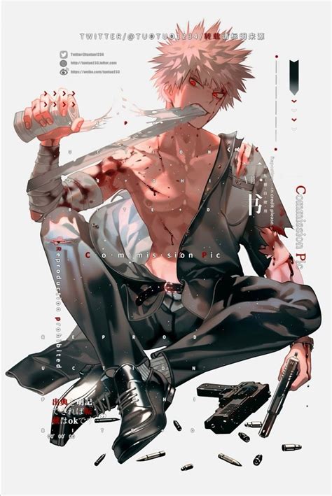 mha bakugo katsuki   charakterdesign anime manner