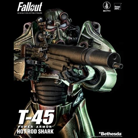 FALLOUT T 45 HOT ROD SHARK POWER ARMOR THREEZERO FRIKANIME