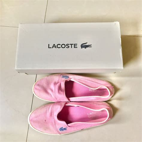 Lacoste Flats Womens Fashion Footwear Flats And Sandals On Carousell