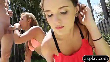 Two Big Ass Coeds Foursome Sex Outdoors XNXX