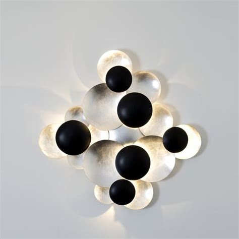 Holl Nder Bolladaria Led Wall Light Black Silver K S Reuter