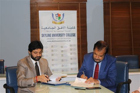 SUC Signs An MOU With Indian Association Sharjah