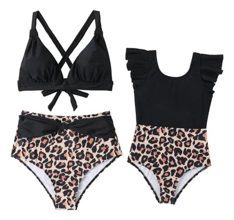 Traje De Baño Bikini Para Padres E Hijos Simplicity Cuotas sin interés