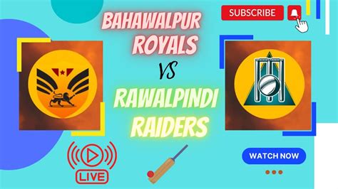 Bahawalpur Royals Vs Rawalpindi Raiders Bwr Vs Rpr T Live Pjl