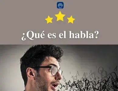 es el habla concepto  ejemplos