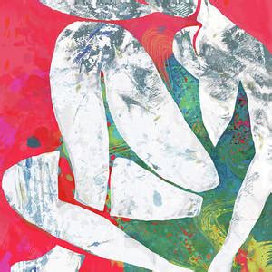 Man Nude Pop Stylised Etching Art Poster Drawing By Kim Wang Fine Art