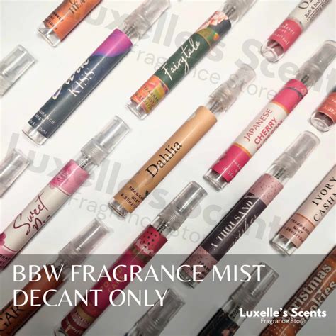 Bbw Fragrance Mist Decant Takal Ml Lazada Ph