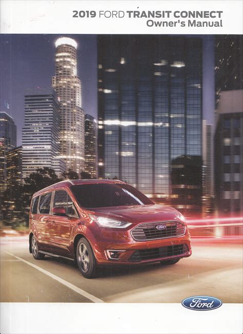 2019 Ford Transit Connect Owners Manual Original
