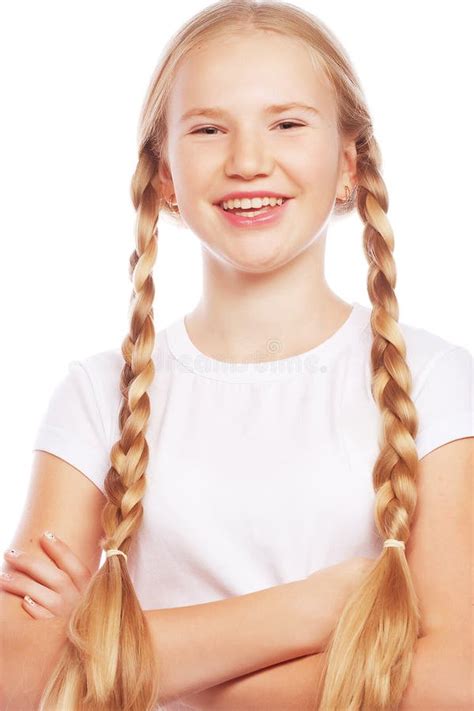 European Blonde And Asian Brunette Naked Women Isolated On White Stock Image Image Of Girls