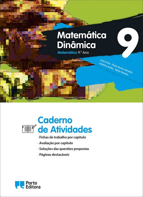 Dinâmica De Matemática 6 Ao 9 Ano - Caderno de Atividades - Matemática Dinâmica - 9.º Ano - Porto Editora
