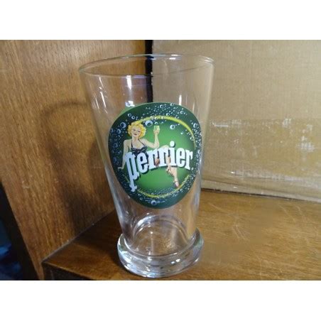 1 VERRE PERRIER PINUP LA BLONDE