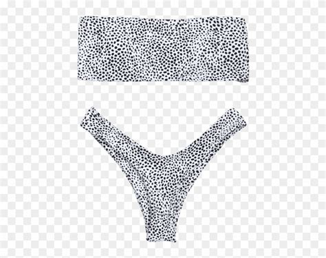 558 X 744 3 Leopard Print Bandeau Bikini Clipart 714372 PikPng