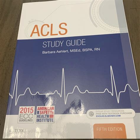 Acls Study Guide By Barbara J Aehlert Paperback Pangobooks