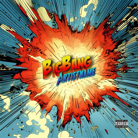 Buy Big Bang Premade Comic Pop Art Album Cover Design • BCAW