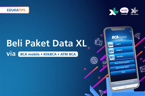 bca  mudah beli paket data xl melalui  channel bca