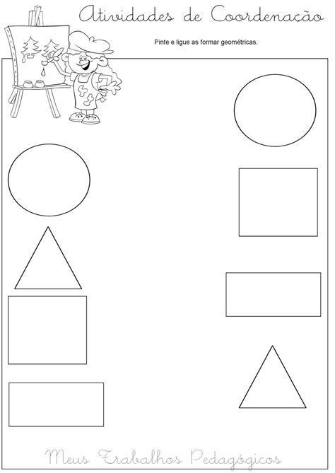 Atividade Formas Geom Tricas Coordena O Motora Projeto Circo D