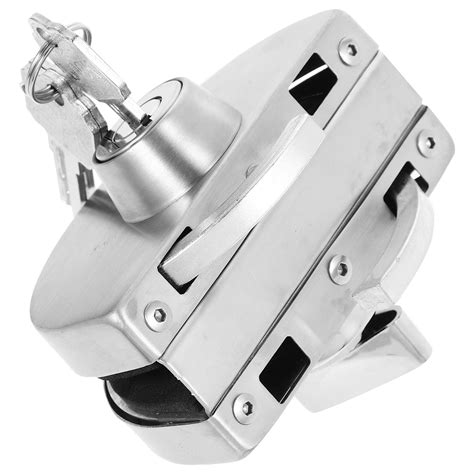 Hemoton Sliding Patio Door Handle Set with Key - Sliding Door Lock