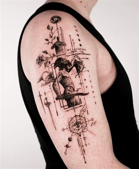 Half Shoulder Tattoos