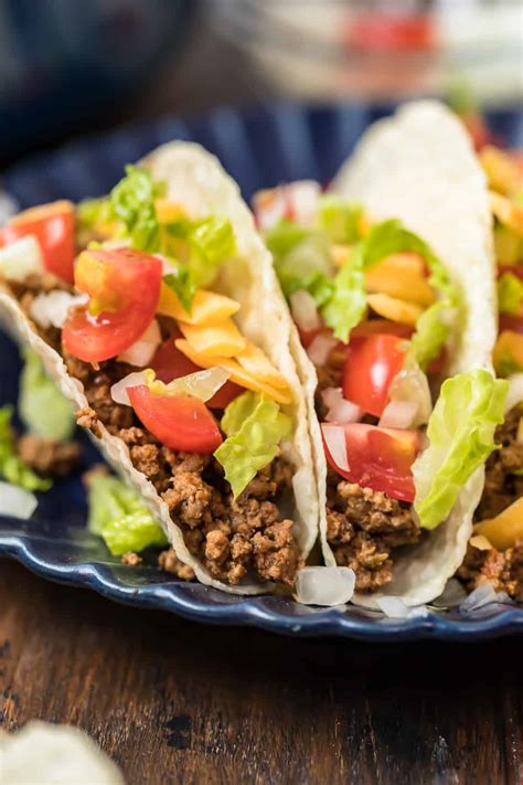 slow cooker beef tacos crockpot taco meat   video