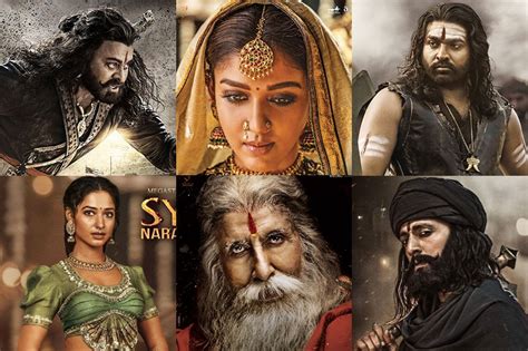 Sye Raa Narasimha Reddy Posters Meet The Key Characters News18