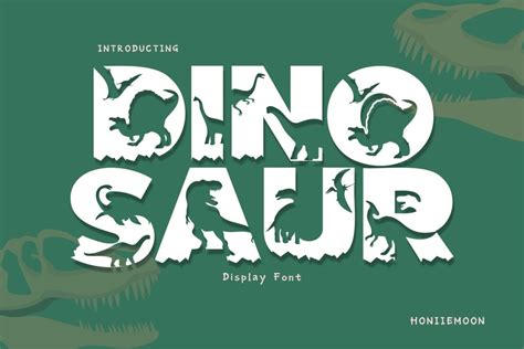 Download Dinosaur Font for FREE - Font Studio