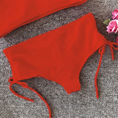 Dubio Bikini Sexy Micro Swimsuit Double Deck Grid Perspective