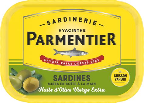 Sardines Huile D Olive Vierge Extra Parmentier