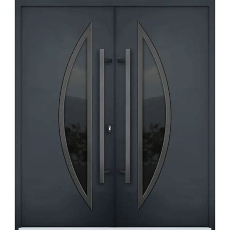 Steel double doors, Steel doors exterior, Contemporary front doors