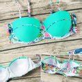 Original Sexy Abstract Figure Print Dome Nylon Swimsuit Swimwear Bikini Sets Sale Banggood