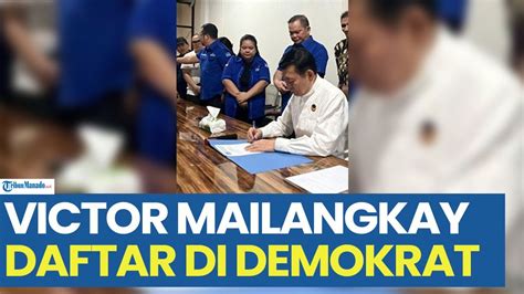 Bakal Calon Wakil Gubernur Sulut Dari Kssm Daftar Di Partai Demokrat