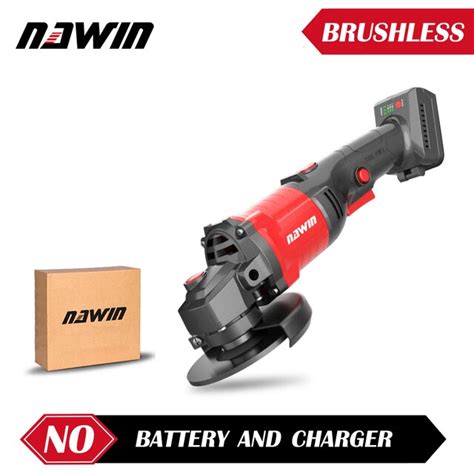 Nawin Cordless Angle Grinder V Lithium Ion Battery Machine Cutting