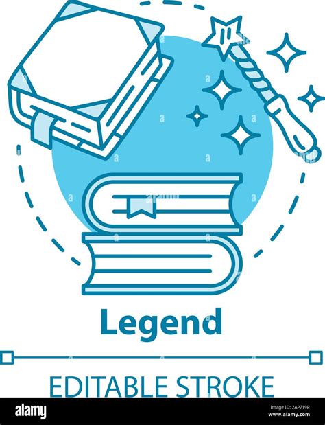 legend concept icon storytelling idea thin  illustration fables