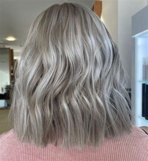 Trendy Ash Blonde Colour Ideas Shiny Ash Lob Haircut I Take You