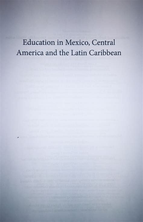 (PDF) Panama: An Overview (of Panamanian education).