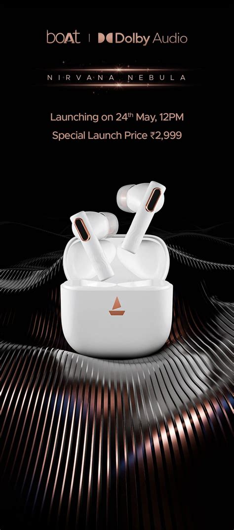 Boat Confirmed The Launch Of Nebula Nirvana Tws Earbuds In India On