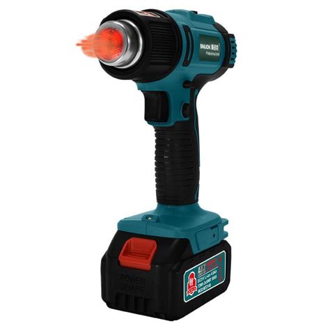 Constant Temperature V Battery Cordless Heat Gun Quick Blow Electric Hot Air Gun With Four