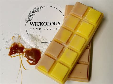 Salted Caramel Wax Melts Highly Fragranced Hand Poured Delicious Scent Vegan Eco Friendly