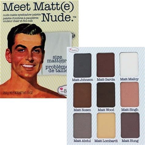 Palette The Balm Meet Matte Palette Nude Mimo Beauty
