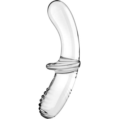 SATISFYER DOUBLE CRYSTAL DILDO TRANSPARENTE Lilith Secrets