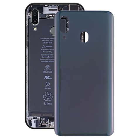 Battery Back Cover For Galaxy A20 Sm A205fds Black
