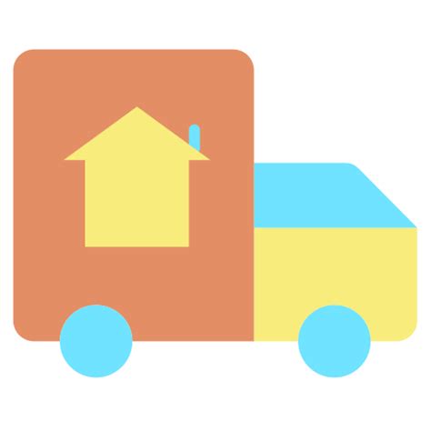 Camion de déménagement - Icônes transport gratuites